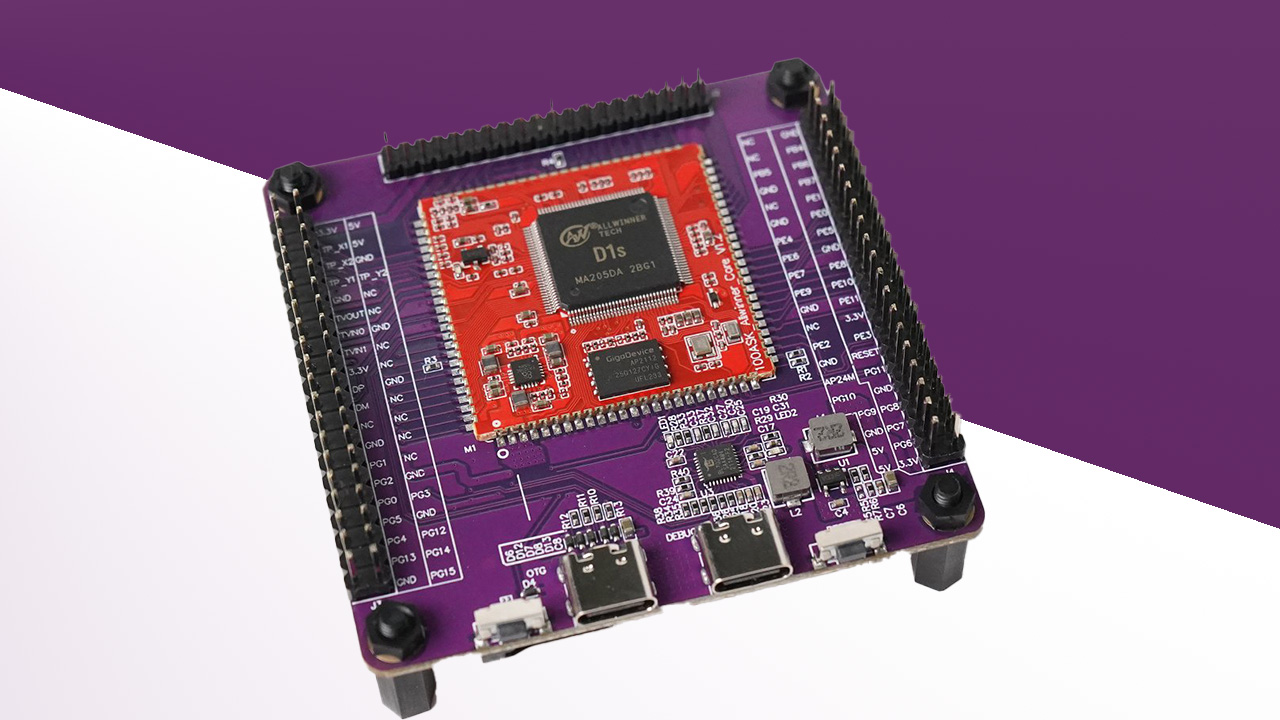 DongshanPi-D1S development board comes with XuanTie C906 RISC-V processor core