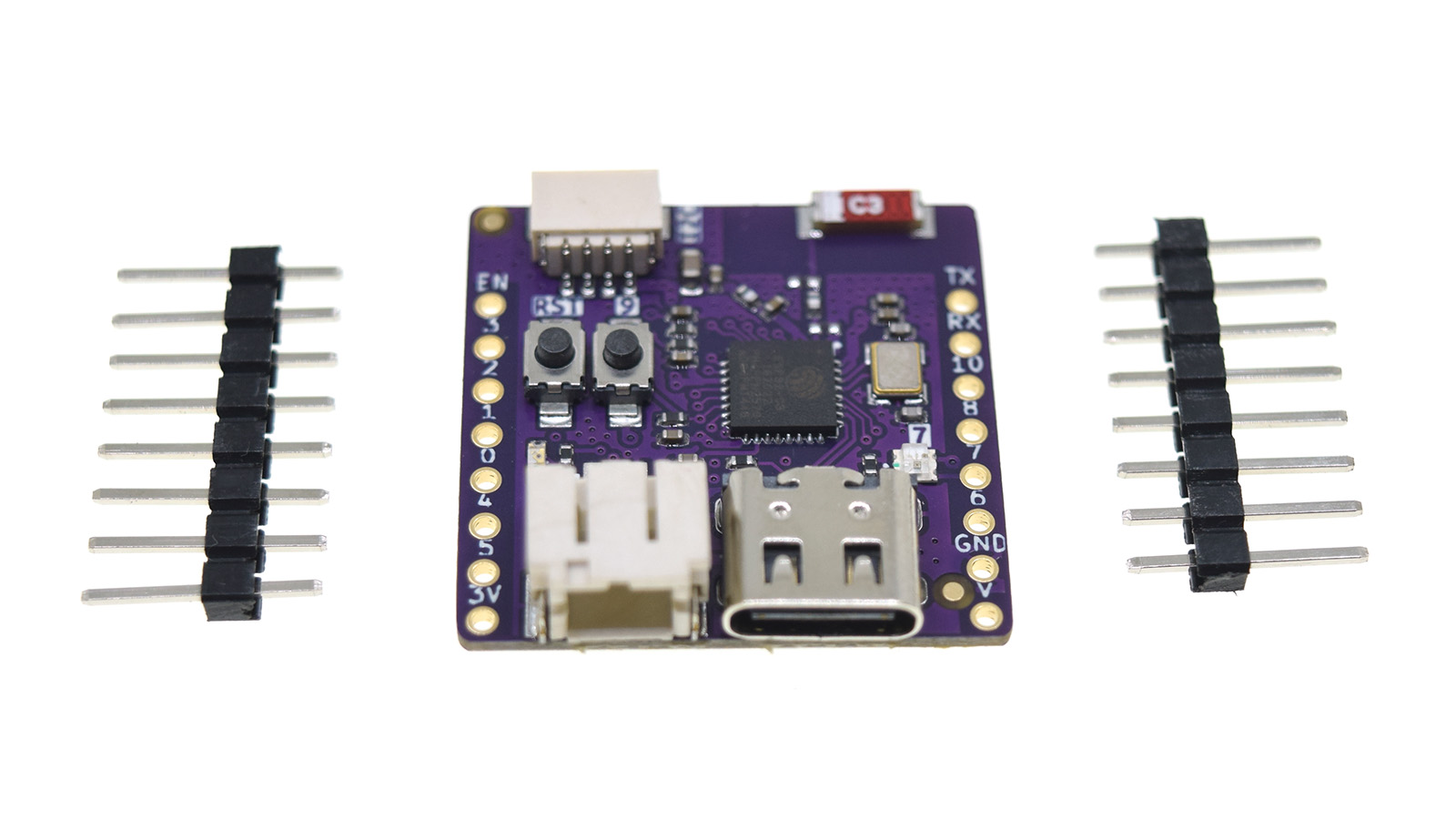 Wemos launched its latest creation: the Wemos Lolin C3 Pico ESP32-C3 board