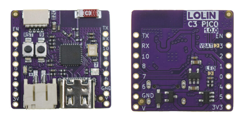 Wemos Lolin C3 Pico ESP32-C3 board