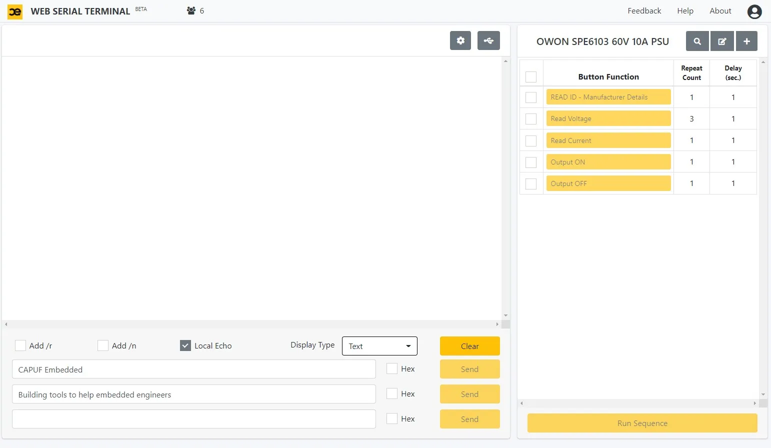 Web Serial Terminal is a usefull Web Tool for Embedded Engineers