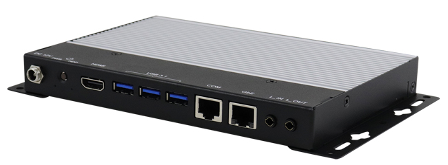 Palm-sized SI-111-N Fanless 4K Digital Signage Player Palm-sized SI-111-N Fanless 4K Digital Signage Player