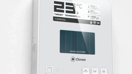 MClimate’s Maintenance Free Wireless Thermostat Powered By Organic Indoor Solar Cells From Epishine and LoRaWAN