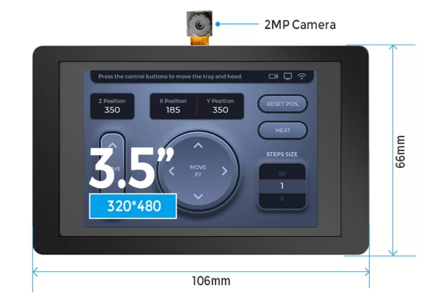 Powerful ESP32-S3 Terminal SPI 3.5″Inch TFT Touch Display for $39.90