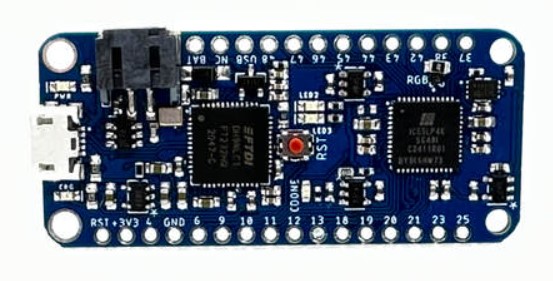 Oak Dev Tech’s Low-Power IcyBlue FPGA Feather Development Board