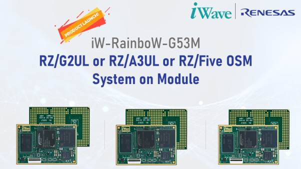 iWave’s most anticipated 64-bit Arm-A55 and RISC-V MPU-based System on Module is launched at EW23