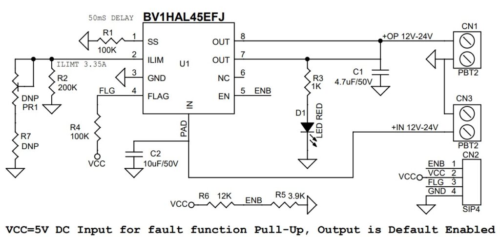 Variable Over-Current Detection Load Switch - Electronics-Lab