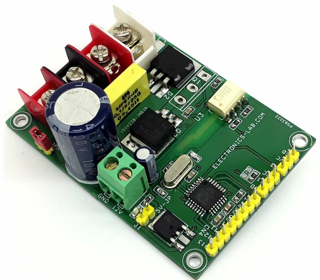 Brushed DC Motor Speed Controller Using Radio Control (RC) Remote