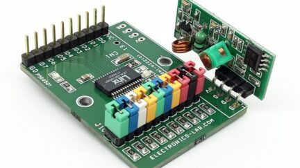 8 Channel RF Remote Receiver with Holtek and Serial Protocol