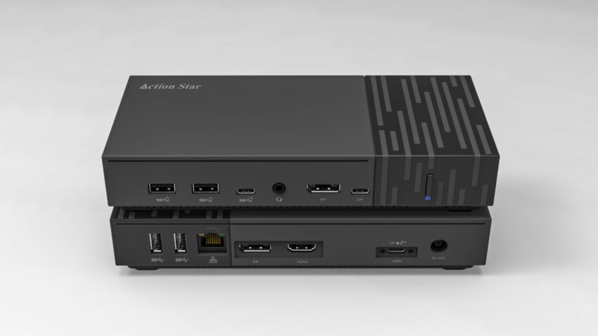 Action Star’s USB4 Penta-4K120 docking station at Computex 2023