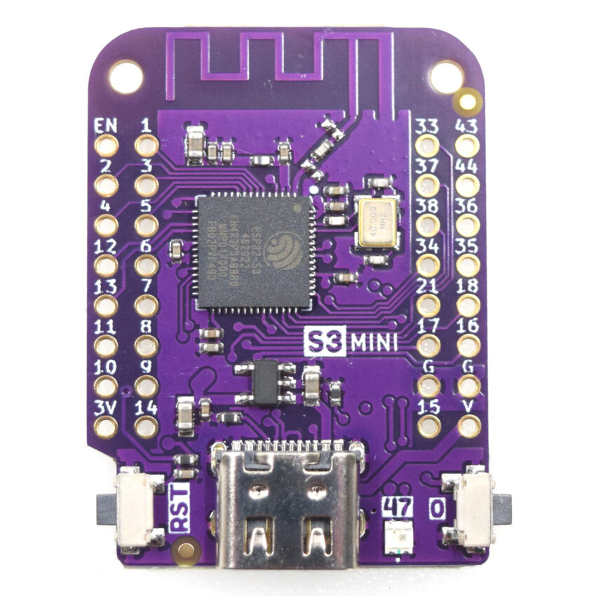 Wemos LOLIN S3 Mini Conforms to the Mini Form Factor Wemos LOLIN S3 Mini Conforms to the Mini Form Factor