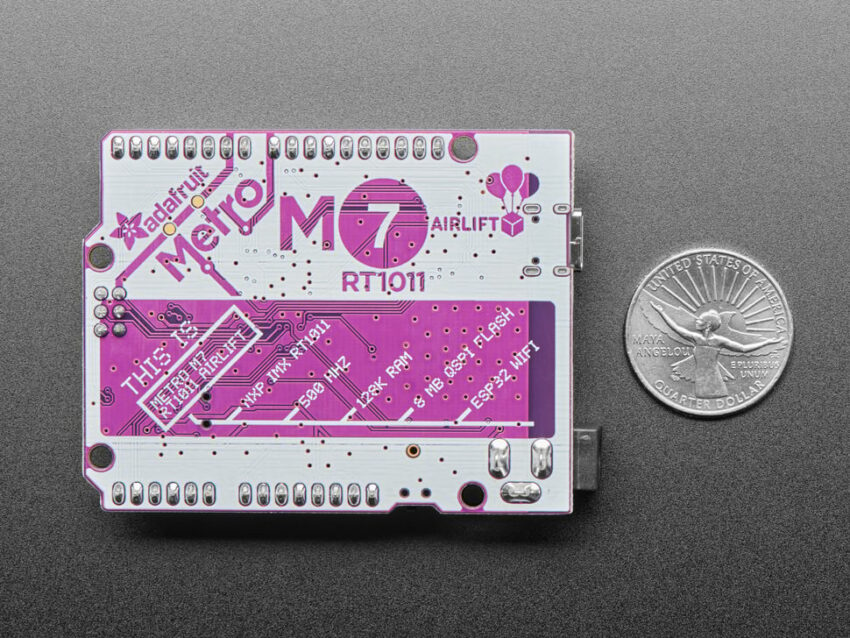 Adafruit Metro M7 board vs Coin