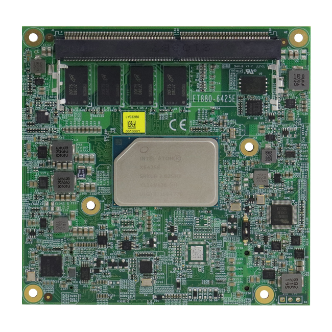 Rugged COM Express CPU Module with Intel Atom x6000 Processors