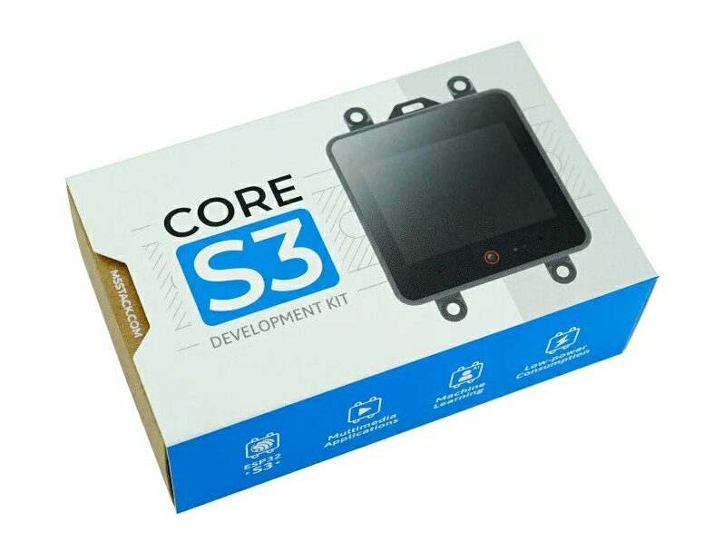 M5Stack CoreS3 is a compact development board with various onboard sensors