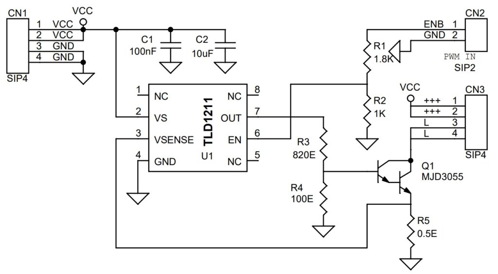 Linear Current Source LED Driver with Dimmer Input