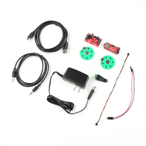 SparkFun Qwiic Speaker Kit comes with RedBoard Artemis Nano and Speaker Amplifier