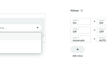 Value Drop Down Widget - Electronics-Lab.com