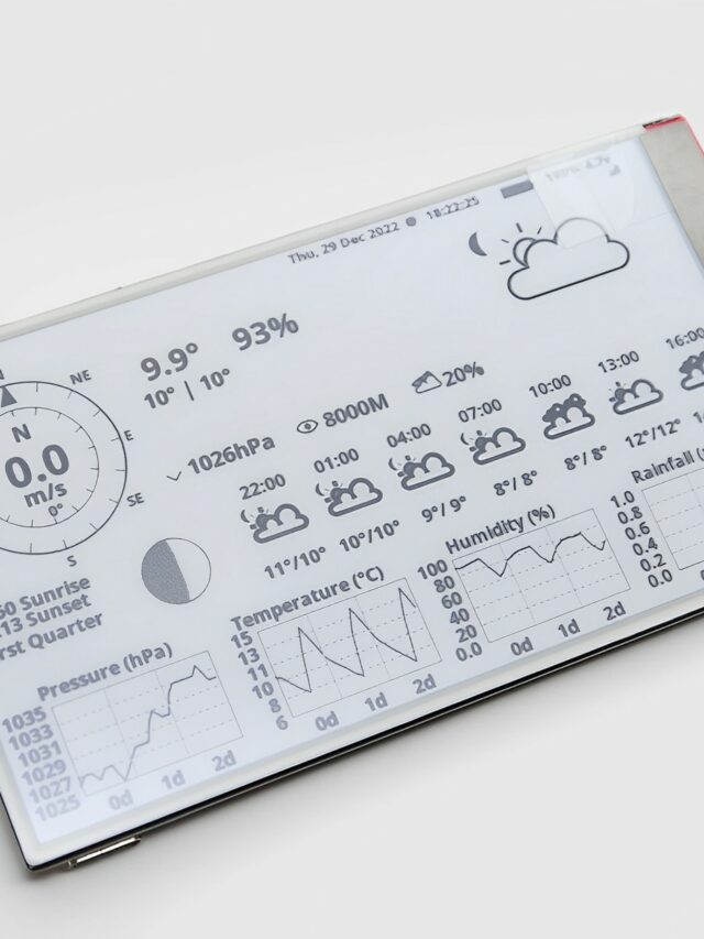 Lilygo ttgo t5 4 7 e paper weather station electronics lab