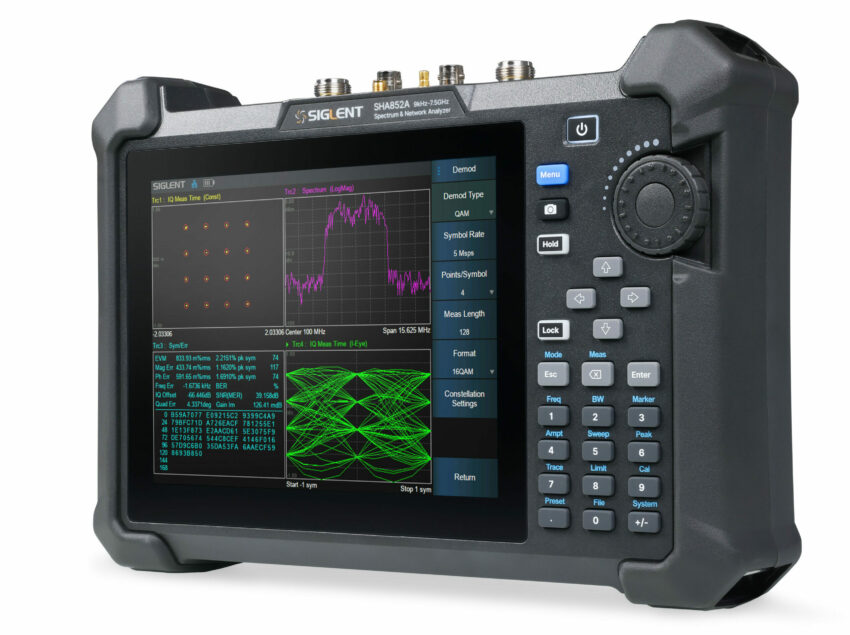 Saelig Introduces Siglent SHA800A Portable Spectrum Range to 7.5GHz