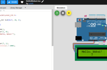 Arduino Uno Hello World Example - Electronics-Lab.com