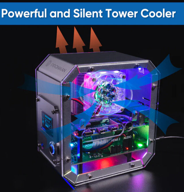 Powerful and silent cooler