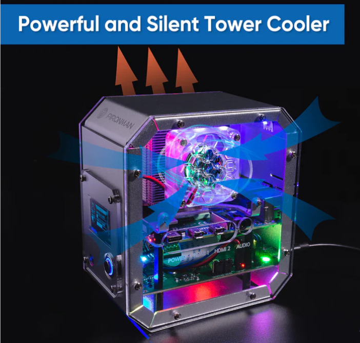 Powerful and silent cooler Electronics Lab