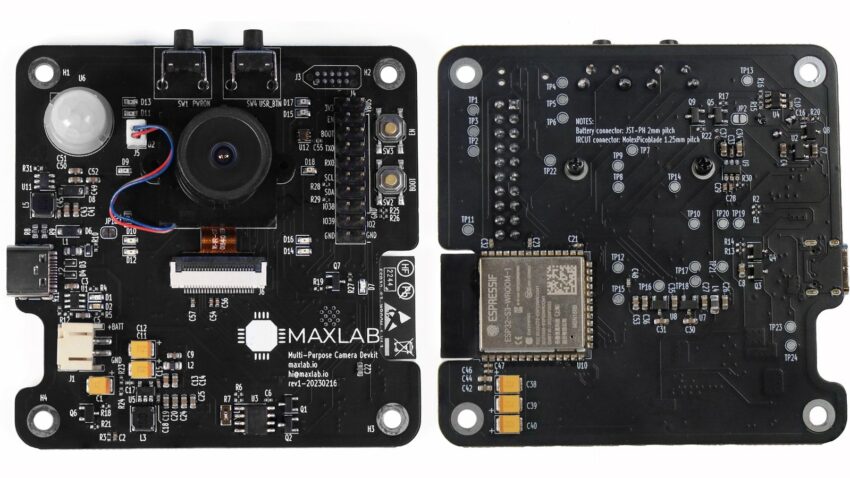 Tokay Lite Edge AI Camera Front and Back View