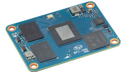 Banana Pi BPI-CM5 computer module with Amlogic A311D2 , 4G LPDDR4 RAM and 16G eMMC onboard