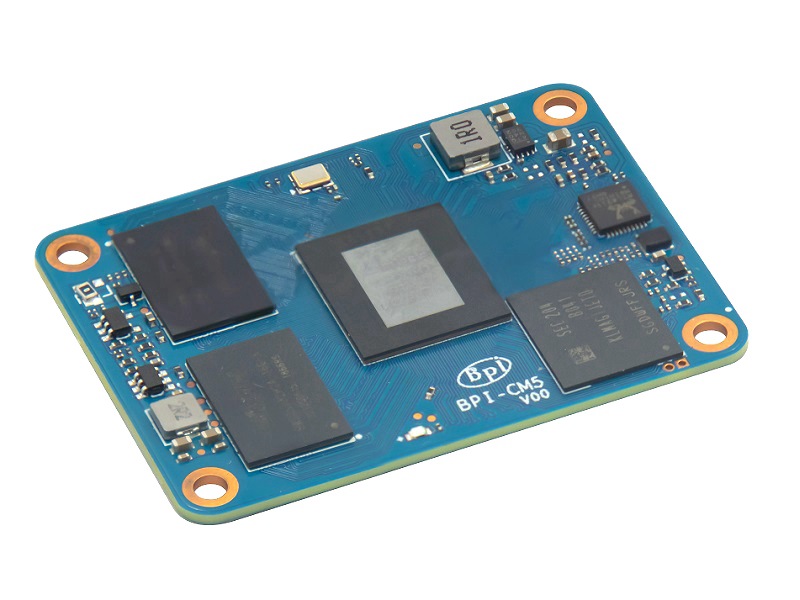 Banana Pi BPI-CM5 computer module with Amlogic A311D2 , 4G LPDDR4 RAM and 16G eMMC onboard