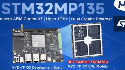 MYIR Launched $19 ARM SoM based on Latest ST MPU STM32MP135