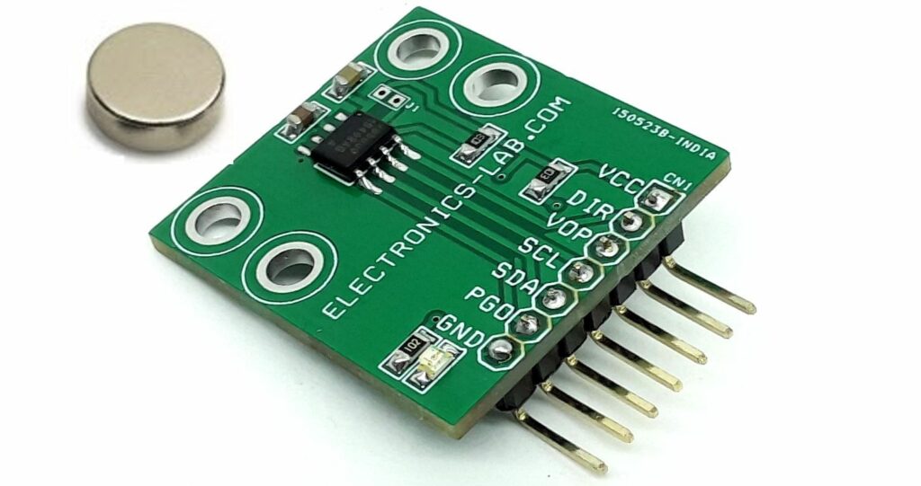 Contactless Potentiometer – 12bit Rotary Position Sensor with Analog or PWM Output