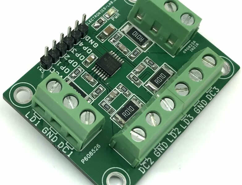 4 Channel Current Sense Amplifier – Low and High-Side Voltage Output