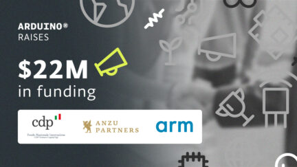 Arduino Series B Funding gets a major support from ARM