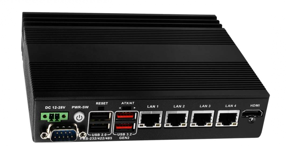 The DRPC-124-EHL by ICP Germany is an ultra-compact, DIN-rail, Fanless Mini PC with a 10nm Intel Celeron Quad Core J6412 processor and four LAN ports.