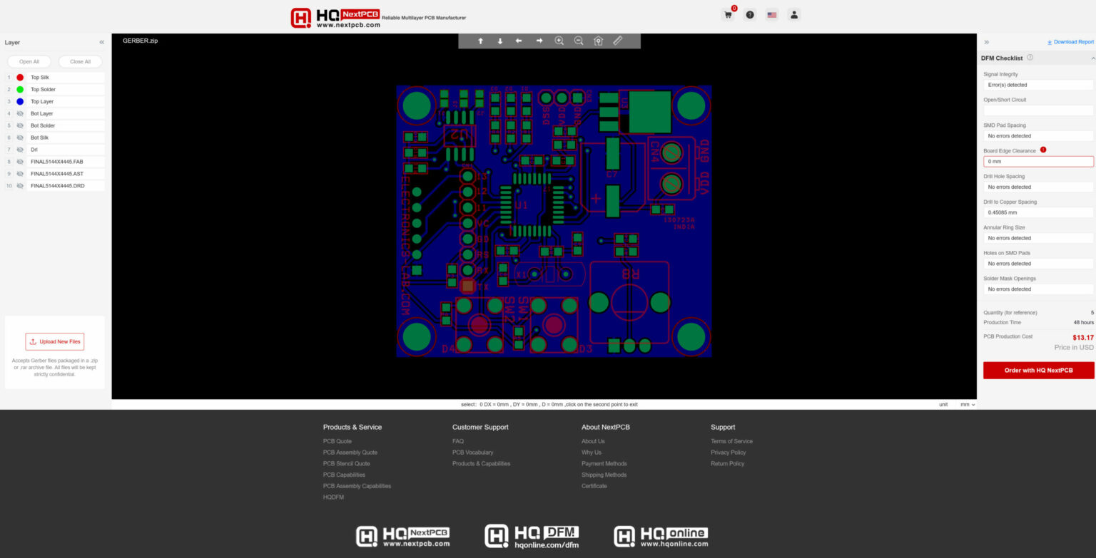 Free-Online-PCB-Gerber-Viewer-and-DFM-Tool-HQDFM-HQ-NextPCB