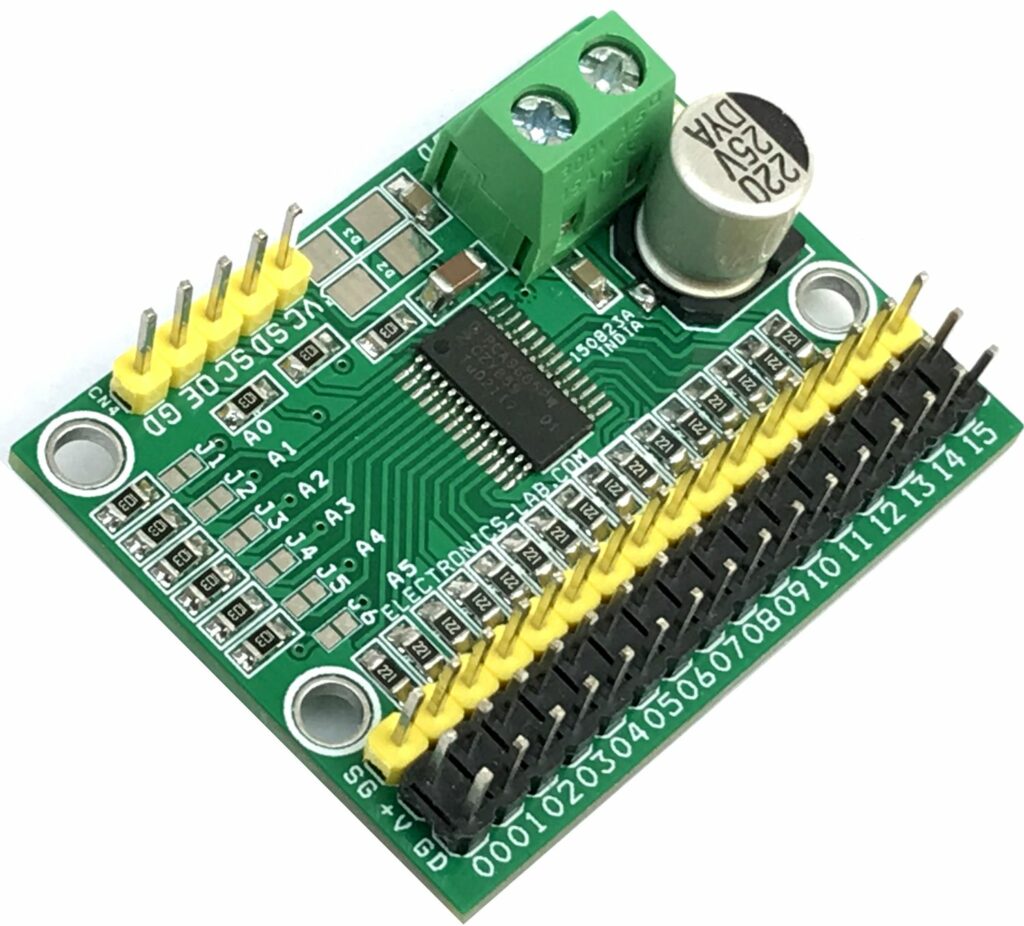 16 Channel RC Servo Driver with I2C Interface