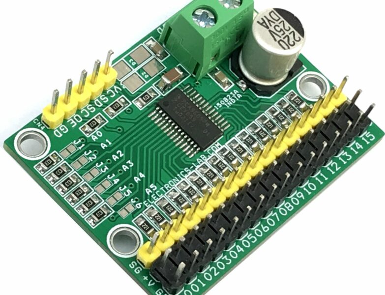 16 Channel RC Servo Driver with I2C Interface
