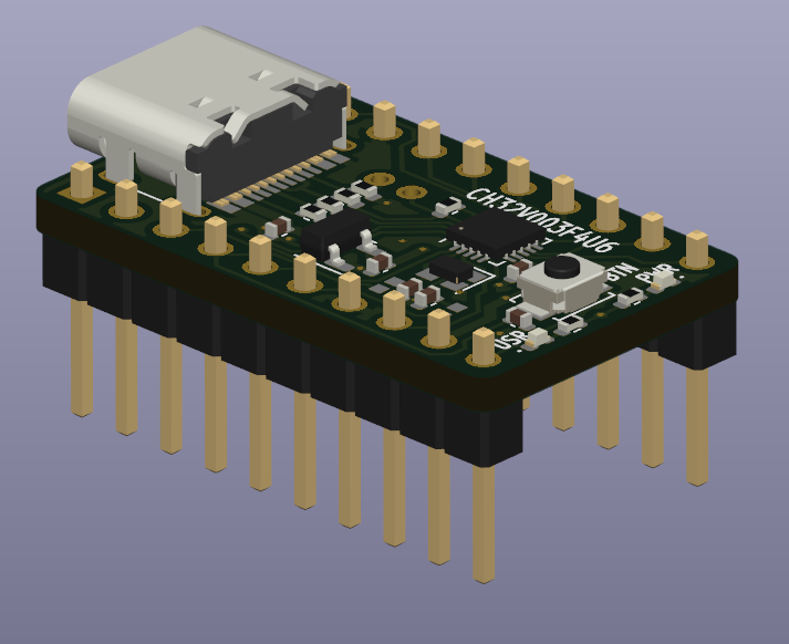 Compact USB-Capable CH32V003 Development Board