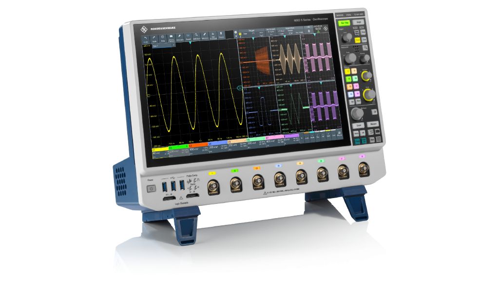 Rohde & Schwarz adds eight-channel R&S MXO 5 to next-generation oscilloscopes