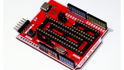 PICDEV USB Development Board Combines PIC18F’s capabilities with the Popular Uno Form Factor