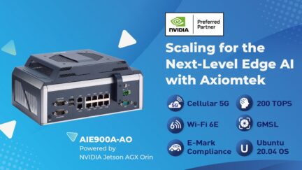 Axiomtek Introduces Next-Level Edge AI System AIE900A-AO Powered by NVIDIA® Jetson AGX Orin™