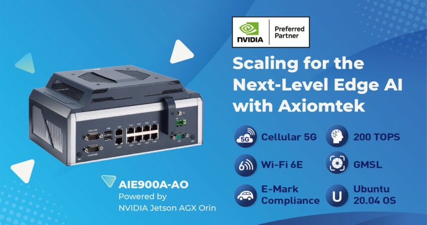 Axiomtek Introduces Next-Level Edge AI System AIE900A-AO Powered by NVIDIA® Jetson AGX Orin™ Axiomtek Introduces Next-Level Edge AI System AIE900A-AO Powered by NVIDIA® Jetson AGX Orin™