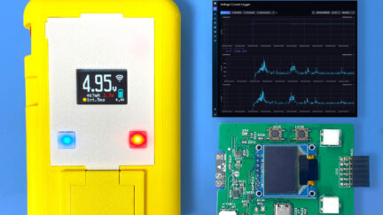 This ESP32-C3 Voltage-Current Logger Utilizes INA228 for Precision Measurements