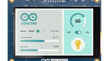 Taking UI Design to the Next Level with Arduino’s GIGA Display Shield