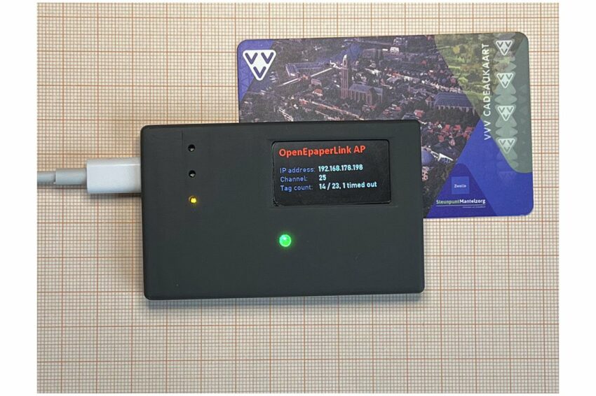 The OpenEPaperLink Mini-AP v3 is a multifunctional gateway for home E-Paper display systems. It supports JPG images and integrates with HomeAssistant, enhancing smart home capabilities. With the OpenEPaperLink Mini-AP v3, you can control all your ePaper tags effortlessly.
