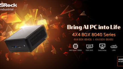 ASRock Industrial’s 4X4 BOX 8040 Series Mini PC with AMD Ryzen™ 8040 Series Processors Brings AI PC into Your Life