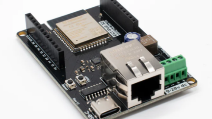 The EST-PoE-32 Dev Board Features An Ethernet Port with PoE  Support