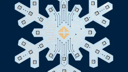 Particle Snowflake Blends Technology with Holiday Cheers