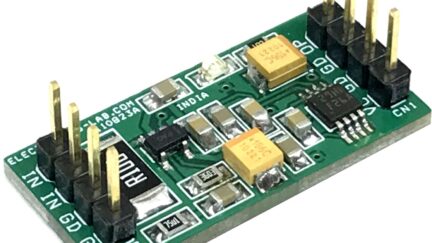 0-1A Single-Supply, Low-Side, Current Sensor with Output 0 to 4.9V