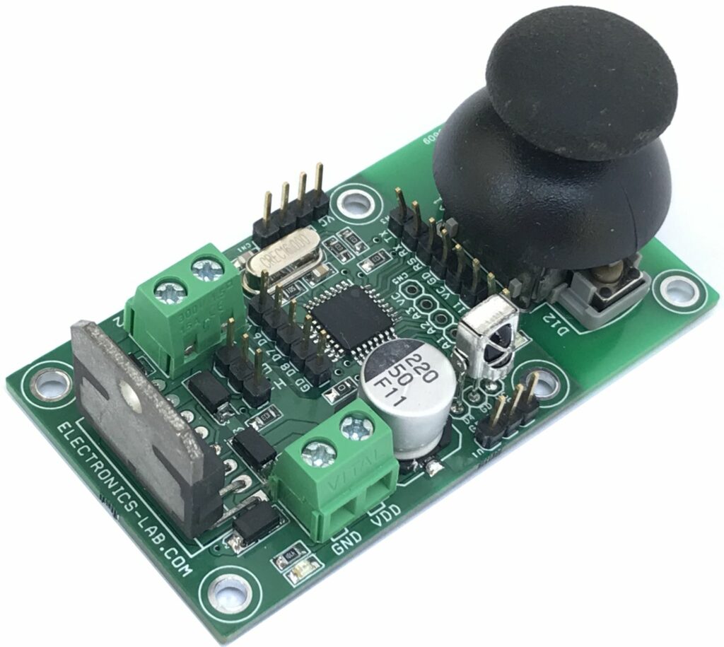 Position and Speed Controller for DC Motor with Incremental Encoder