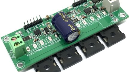 H-Bridge for High Power Brushed DC Motor with Current Sense